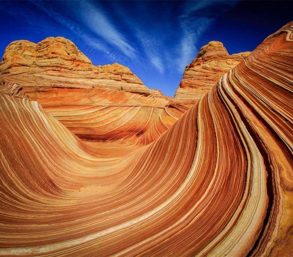 The Wave at North Coyote Buttes in Paria Canyon